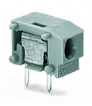 Stackable PCB terminal block; 2.5 mm²; Pin spacing 7.5/7.62 mm; 1-pole; PUSH WIRE®; 2,50 mm²; gray