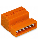 1-conductor male connector; 2.5 mm²; Pin spacing 5.08 mm; 24-pole; 2,50 mm²; orange