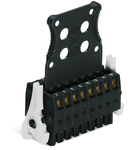 1-conductor female connector, 2-row; 100% protected against mismating; Levers; Strain relief plate; direct marking; 1.5 mm²; Pin spacing 3.5 mm; 14-pole; 1,50 mm²; black