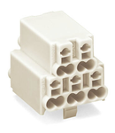 Power supply connector; 2,50 mm²; white