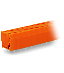 PCB terminal block; 2.5 mm²; Pin spacing 7.62 mm; 9-pole; CAGE CLAMP®; 2,50 mm²; orange