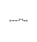 2-conductor through terminal block; 2.5 mm²; with test option; with additional jumper position; same profile as 2-conductor disconnect terminal block; side and center marking; for DIN-rail 35 x 15 and 35 x 7.5; Push-in CAGE CLAMP®; 2,50 mm²; blue