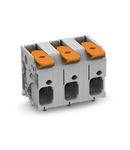 PCB terminal block; lever; 6 mm²; Pin spacing 12.5 mm; 5-pole; Push-in CAGE CLAMP®; 6,00 mm²; gray