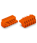 2-conductor female connector; 2.5 mm²; Pin spacing 7.62 mm; 6-pole; 2,50 mm²; orange