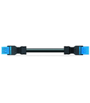 pre-assembled interconnecting cable; Eca; Socket/plug; 5-pole; Cod. I; H05VV-F 5G 1.5 mm²; 4m; 1,50 mm²; blue