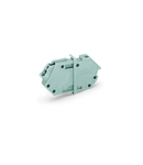 Feedthrough terminal block; 4 mm²; Pin spacing 7 mm; 1-pole; CAGE CLAMP®; 4,00 mm²; blue