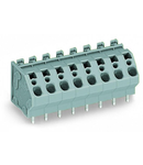 PCB terminal block; 4 mm²; Pin spacing 7.5 mm; 10-pole; CAGE CLAMP®; commoning option; 4,00 mm²; gray