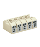 Power supply connector; 0,75 mm²; white