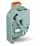 Transformer fuse terminal block; for fuse 5 x 20 mm; CAGE CLAMP® connection for conductors; 15 mm wide; 4,00 mm²; orange