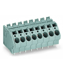 PCB terminal block; 6 mm²; Pin spacing 7.5 mm; 7-pole; CAGE CLAMP®; commoning option; 6,00 mm²; gray