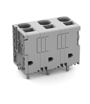 PCB terminal block; 6 mm²; Pin spacing 15 mm; 2-pole; Push-in CAGE CLAMP®; 6,00 mm²; gray