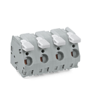 PCB terminal block; lever; 6 mm²; Pin spacing 12.5 mm; 6-pole; CAGE CLAMP®; 6,00 mm²; gray