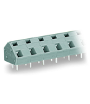 PCB terminal block; 2.5 mm²; Pin spacing 10/10.16 mm; 8-pole; CAGE CLAMP®; commoning option; 2,50 mm²; gray