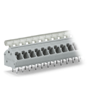 PCB terminal block; push-button; 2.5 mm²; Pin spacing 5/5.08 mm; 5-pole; CAGE CLAMP®; commoning option; 2,50 mm²; gray