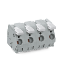 PCB terminal block; lever; 6 mm²; Pin spacing 12.5 mm; 10-pole; CAGE CLAMP®; 6,00 mm²; gray