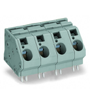 PCB terminal block; 16 mm²; Pin spacing 15 mm; 6-pole; CAGE CLAMP®; commoning option; 16,00 mm²; gray