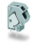 Stackable PCB terminal block; 2.5 mm²; Pin spacing 7.5/7.62 mm; 1-pole; PUSH WIRE®; 2,50 mm²; light gray