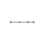 3-conductor through terminal block; 4 mm²; with test port; without shield contact; center marking; for DIN-rail 35 x 15 and 35 x 7.5; CAGE CLAMP®; 4,00 mm²; orange