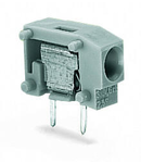 Stackable PCB terminal block; 2.5 mm²; Pin spacing 5/5.08 mm; 1-pole; PUSH WIRE®; 2,50 mm²; light green