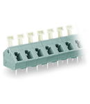 PCB terminal block; push-button; 2.5 mm²; Pin spacing 7.5/7.62 mm; 18-pole; CAGE CLAMP®; commoning option; 2,50 mm²; gray