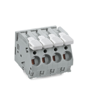 PCB terminal block; lever; 6 mm²; Pin spacing 7.5 mm; 6-pole; CAGE CLAMP®; commoning option; 6,00 mm²; gray