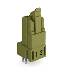 Socket for PCBs; straight; 2-pole; Cod. B