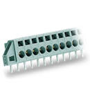 PCB terminal block; 2.5 mm²; Pin spacing 5 mm; 3-pole; CAGE CLAMP®; clamping collar; 2,50 mm²; gray