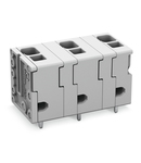 PCB terminal block; 4 mm²; Pin spacing 11.5 mm; 6-pole; Push-in CAGE CLAMP®; 4,00 mm²; gray