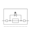 2-conductor fuse terminal block; with pivoting fuse holder; for 5 x 30 mm miniature metric fuse; with blown fuse indication by LED; 230 V; for DIN-rail 35 x 15 and 35 x 7.5; 6 mm²; Push-in CAGE CLAMP®; 6,00 mm²; gray