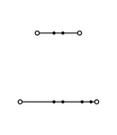 Double-deck terminal block; Through/through terminal block; with end plate; N/L; with marker carrier; Blue conductor entry lower deck; for DIN-rail 35 x 15 and 35 x 7.5; 2.5 mm²; Push-in CAGE CLAMP®; 2,50 mm²; gray