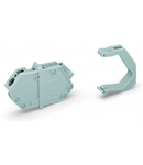 Feedthrough terminal block; 4 mm²; Pin spacing 7 mm; 1-pole; CAGE CLAMP®; 4,00 mm²; blue