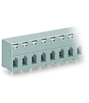 PCB terminal block; push-button; 2.5 mm²; Pin spacing 7.5 mm; 10-pole; CAGE CLAMP®; 2,50 mm²; gray