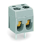 PCB terminal block; 2.5 mm²; Pin spacing 10 mm; 1-pole; 2,50 mm²; gray