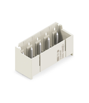 THR male header; 1.4 mm Ø solder pin; straight; Pin spacing 7.5 mm; 5-pole; light gray