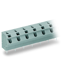 PCB terminal block; 2.5 mm²; Pin spacing 10/10.16 mm; 10-pole; PUSH WIRE®; 2,50 mm²; gray