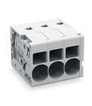 PCB terminal block; 6 mm²; Pin spacing 7.5 mm; 11-pole; Push-in CAGE CLAMP®; 6,00 mm²; gray