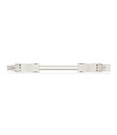 pre-assembled interconnecting cable; Eca; Socket/plug; 3-pole; Cod. A; H05VV-F 3G 1.5 mm²; 3 m; 1,50 mm²; white