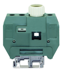 3-conductor fuse terminal block; without blown fuse indication; for DIN-rail 35 x 15 and 35 x 7.5; 10,00 mm²; light gray