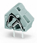 Stackable PCB terminal block; 2.5 mm²; Pin spacing 10/10.16 mm; 1-pole; suitable for Ex-e applications; CAGE CLAMP®; commoning option; 2,50 mm²; light gray