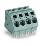 PCB terminal block; 16 mm²; Pin spacing 10 mm; 5-pole; CAGE CLAMP®; commoning option; 16,00 mm²; gray