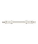 pre-assembled interconnecting cable; Eca; Socket/plug; 3-pole; Cod. A; H05VV-F 3G 1.5 mm²; 2 m; 1,50 mm²; white