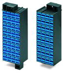 Matrix patchboard; 32-pole; Marking 33-64; suitable for Ex i applications; Color of modules: blue; Module marking, side 1 and 2 vertical; 1,50 mm²; dark gray