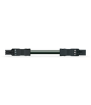 pre-assembled interconnecting cable; Eca; Socket/plug; 3-pole; Cod. A; H05VV-F 3G 1.5 mm²; 7 m; 1,50 mm²; black