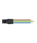 Connection cable; 3-pole; open-ended; 2,50 mm²; black