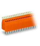 PCB terminal block; push-button; 0.5 mm²; Pin spacing 2.54 mm; 48-pole; CAGE CLAMP®; 0,50 mm²; orange