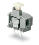 Stackable PCB terminal block; push-button; 1.5 mm²; Pin spacing 7.5/7.62 mm; 1-pole; Push-in CAGE CLAMP®; 1,50 mm²; light gray