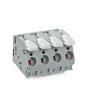 PCB terminal block; lever; 6 mm²; Pin spacing 10 mm; 6-pole; CAGE CLAMP®; commoning option; 6,00 mm²; gray