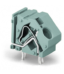 Stackable PCB terminal block; 16 mm²; Pin spacing 20 mm; 1-pole; CAGE CLAMP®; commoning option; 16,00 mm²; light gray