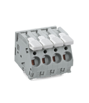 PCB terminal block; lever; 6 mm²; Pin spacing 7.5 mm; 12-pole; CAGE CLAMP®; commoning option; 6,00 mm²; gray