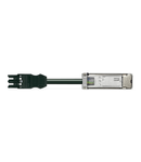 Tap-off module; 3 x 2.5 mm²; 3-pole; Cod. A; fitted with cable; with strain relief housing; white